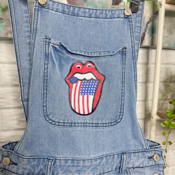 MISSLOOK Rolling Stone Denim Overalls (L) - Picture 3 of 4